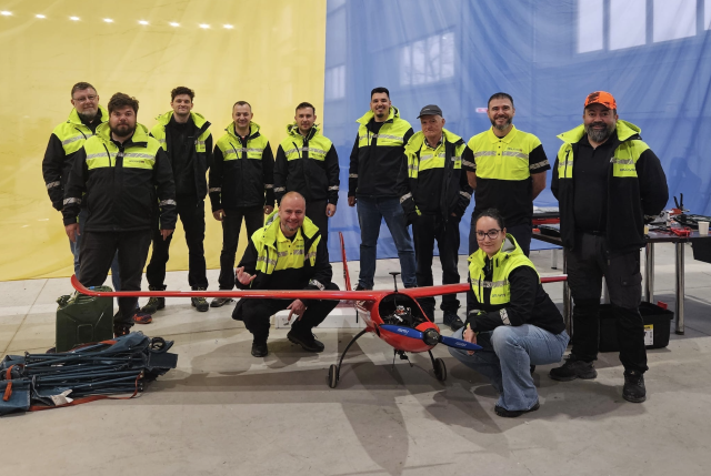 The first Romanian drone with jet-powered engine